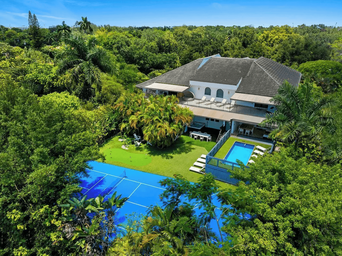 Aerial view of the planned creator house in Miami